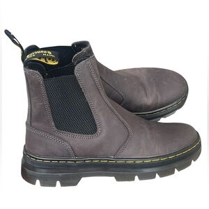 Dr Martens Embury Brown Leather Chelsea Boot, Unisex, Size 7M/8L, EUC